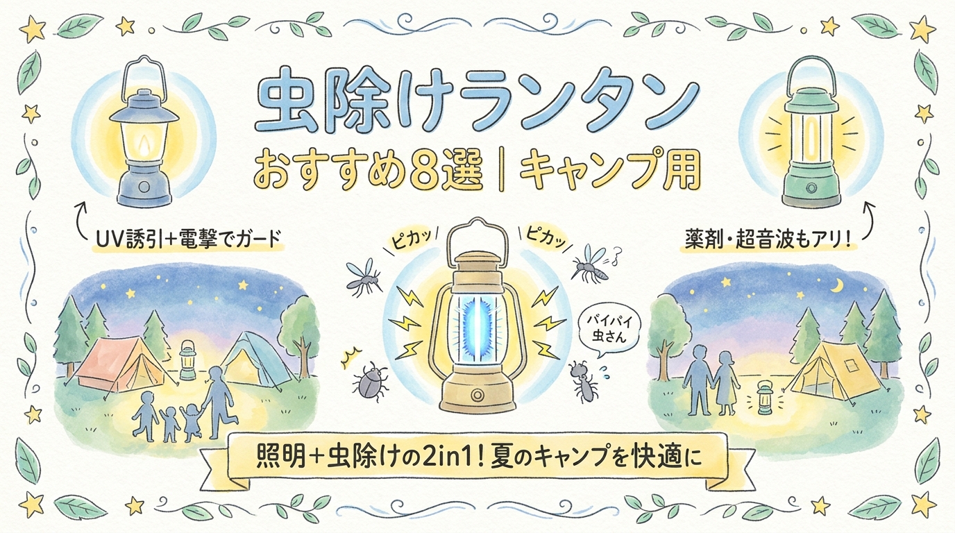 虫除けランタンおすすめ8選｜キャンプ用